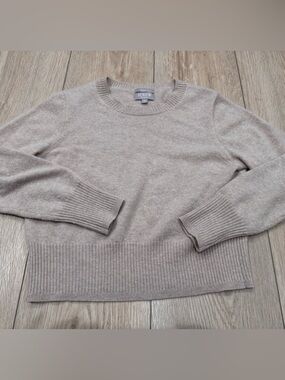 J. Crew cashmere shrunken crewneck sweater